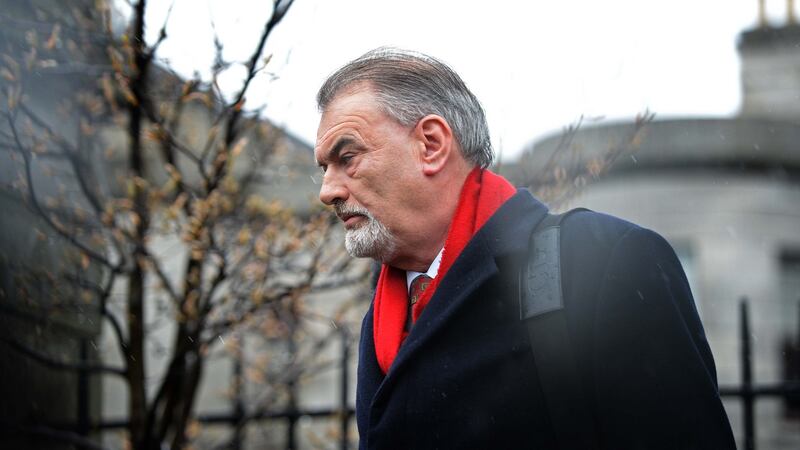 Ian Bailey leaving the High Court in March 2015 after losing his case over Garda conduct. Photograph: Eric Luke