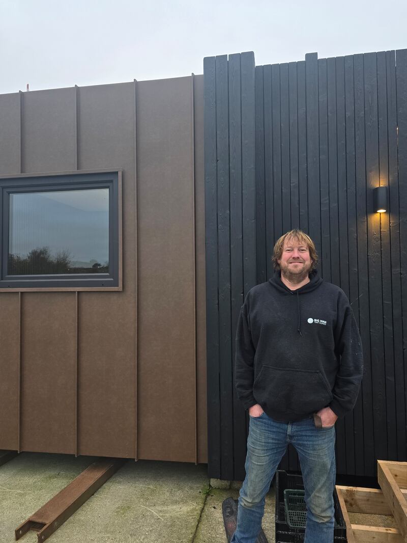 JP Simpson, Big Man Modular: 'These houses are designed to be built in such a way that you can just add onto them, like fancy Lego'