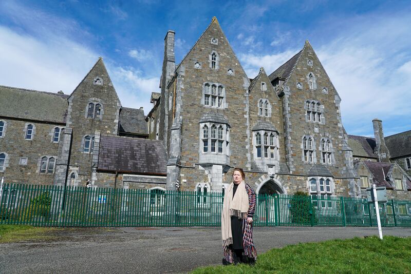 Catherine Coffey O'Brien at the former St Finan's hospital in Killarney, where her mother and six uncles were 'incarcerated'. Photograph: Enda O'Dowd