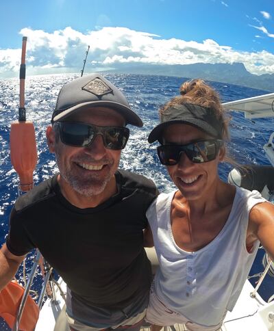 Kate Ashe-Leonard and her partner, Jim