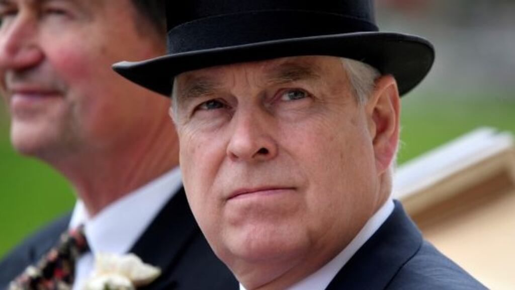 Britain’s Prince Andrew has been under growing pressure since Epstein’s arrest last month in New York on sex trafficking charges. Photograph: Toby Melville/Reuters