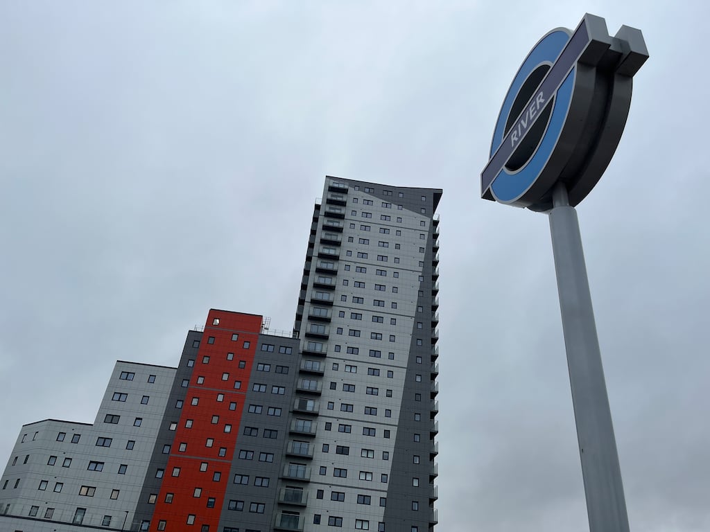 The Mast Quay development in Woolwich, east London. Greenwich Council has ordered Comer Homes Group to demolish two apartment blocks over planning breaches. Photograph: Mark Paul/The Irish Times