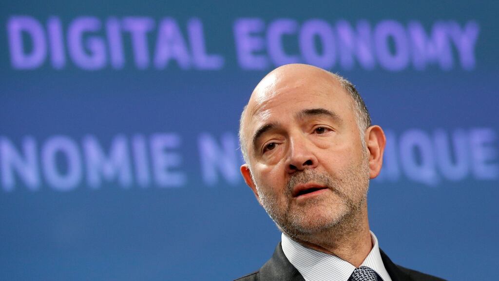 “The EU has set out two proposals to alter the ways in which “digital” companies are taxed within the Union.”European Economic and Financial Affairs Commissioner Pierre Moscovici holds a news conference at the EU Commission’s headquarters in Brussels, Belgium, March 21, 2018. REUTERS/Francois Lenoir