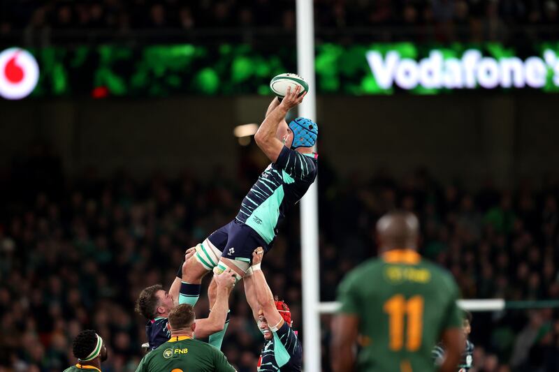Beirne impressed during Ireland's November campaign. Photograph: Bryan Keane/Inpho