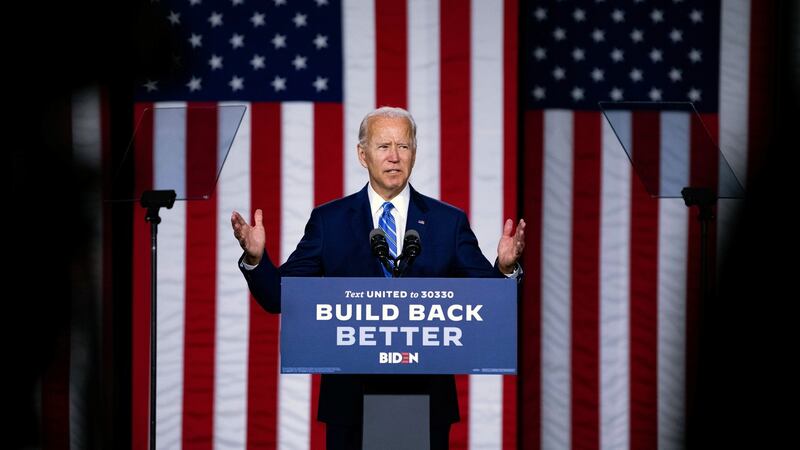 Joe Biden, the presumptive Democratic nominee for president: holds 10 point lead in polls. File Photograph: Kriston Jae Bethel/New York Times