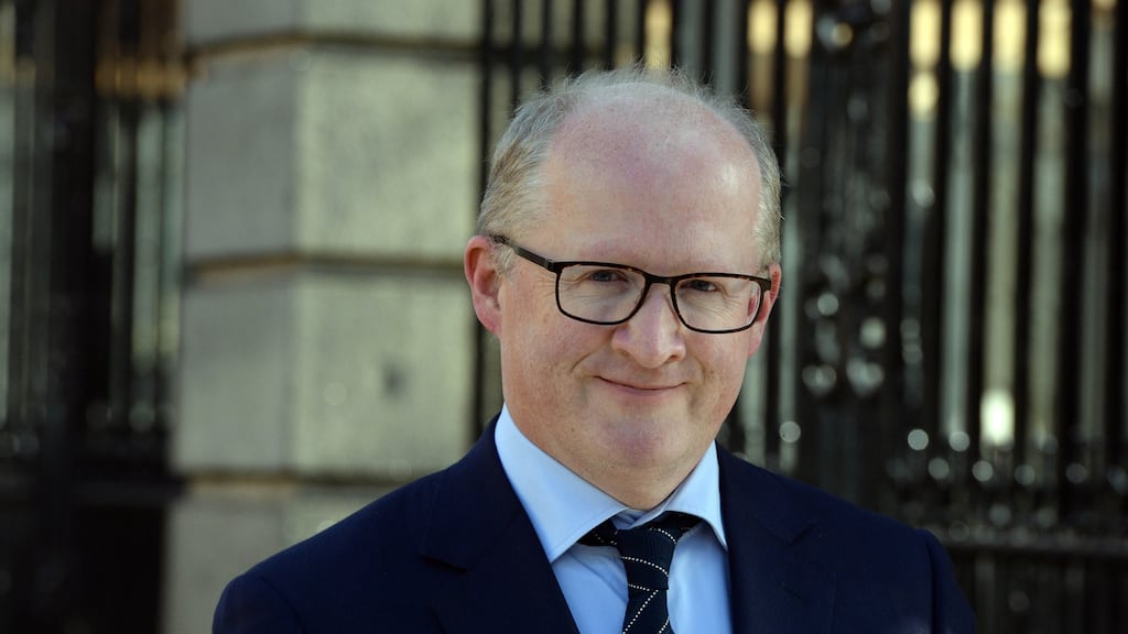 Central bank Governor Philip Lane said that while Ireland’s domestic economy continues to improve, external risks remain significant. (Photograph: Cyril Byrne)