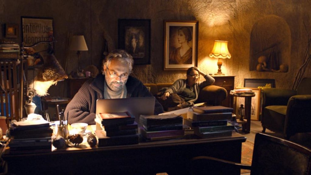 Haluk Bilginer and Melisa Sözen in Winter Sleep