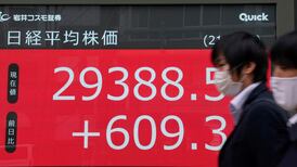 Asian shares hit new peaks, oil up on Middle East tensions