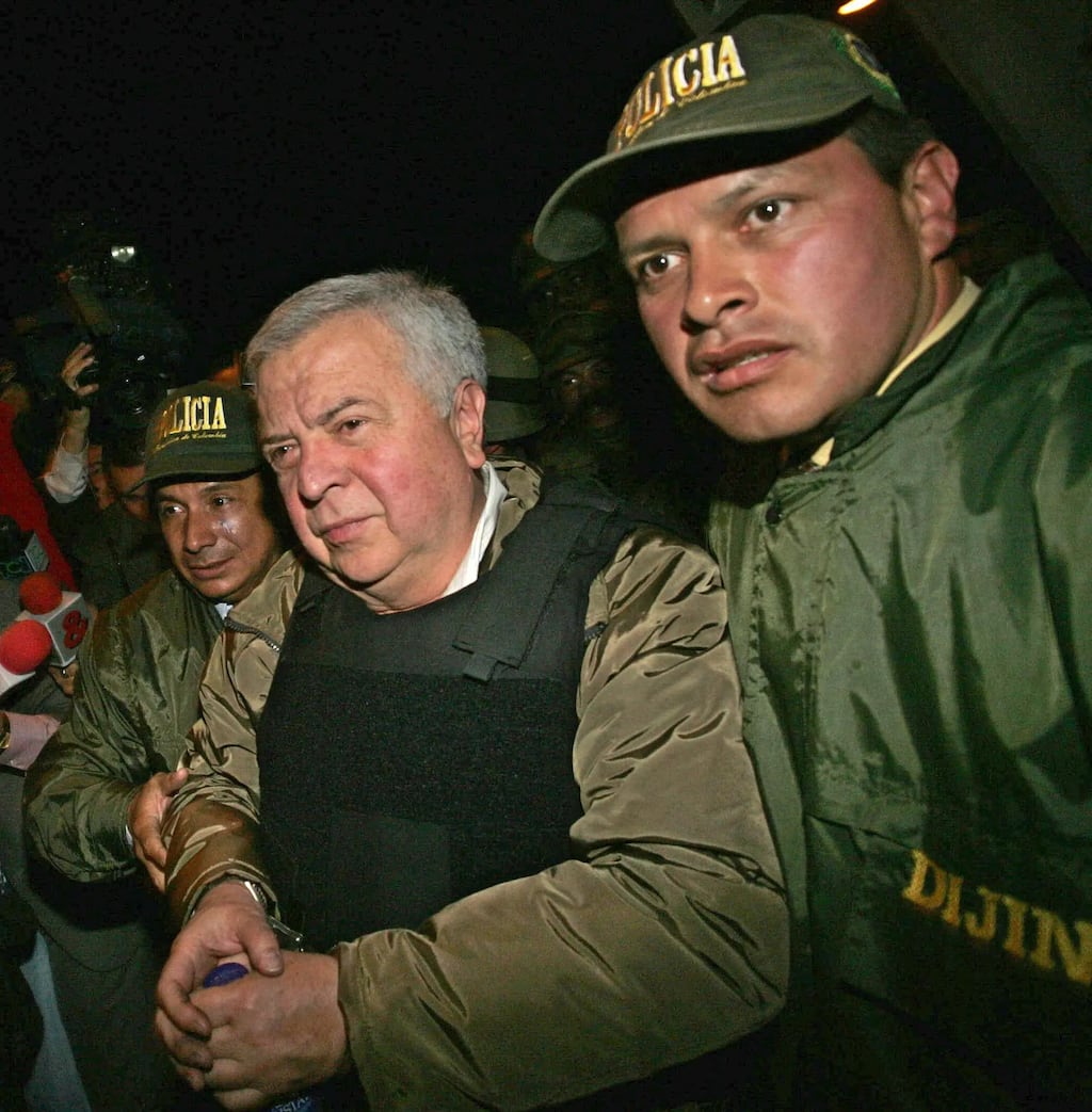 Gilberto Rodríguez Orejuela, head of the Cali drug cartel, in 2004 as he was being handed over to US authorities at an airport in Bogatá for extradition. Photograph: Luis Acosta/AFP/Getty
Clay Risen
By Clay Risen