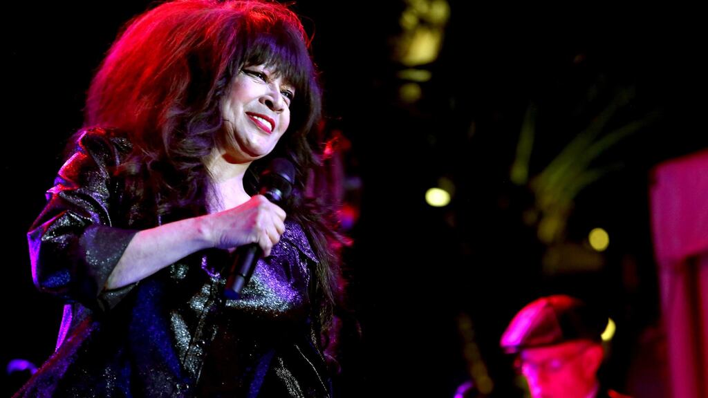 Ronnie Spector, lead singer of The Ronettes, performs on stage in Anaheim, California, US, in 2017. Photograph: Jesse Grant/Getty Images for NAMM