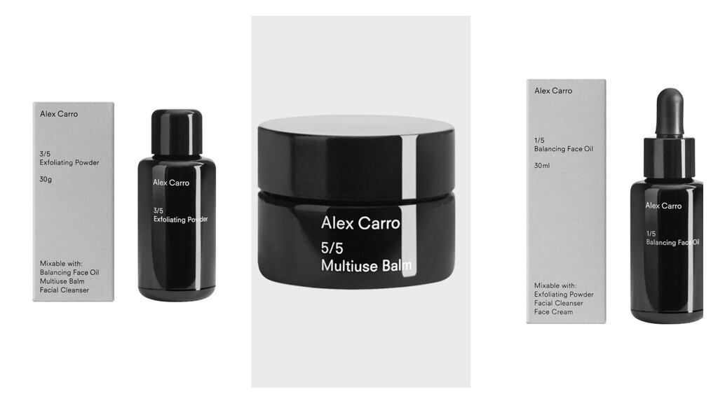 This skincare line of just five products, chicly packaged in black has no obvious claims to a particular gender