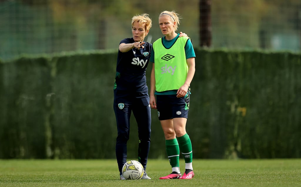 Former Ireland manager Vera Pauw said she was "destroyed" by Diane Caldwell's public criticism after she departed her role. Photograph: Ryan Byrne/Inpho