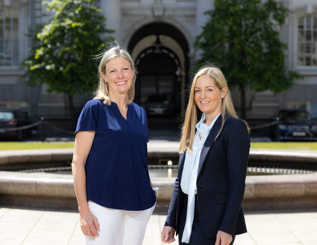 Val Cummins, project managing director for Emerald and Western Star and Ryanne Burges, director of offshore and Ireland at EDF Renewables. Photograph: Naoise Culhane