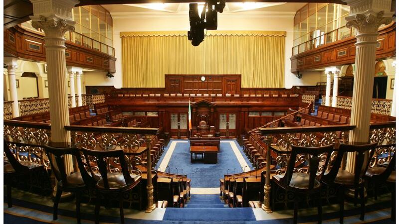 The Dail Chamber at Leinster House. Photograph: Alan Betson/The Irish Times