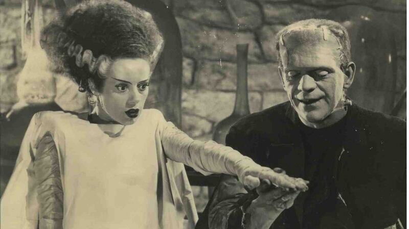 Elsa Lanchester and Boris Karloff in The Bride of Frankenstein