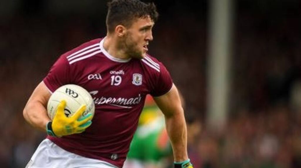 Damien Comer: he is named to start his first game for Galway since August 2018. Photograph: Getty Images