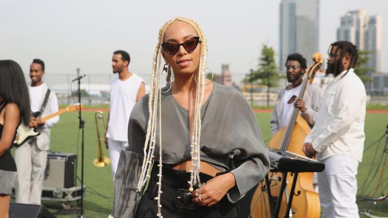 Solange: at Longitude. Photograph: Mireya Acierto/Getty