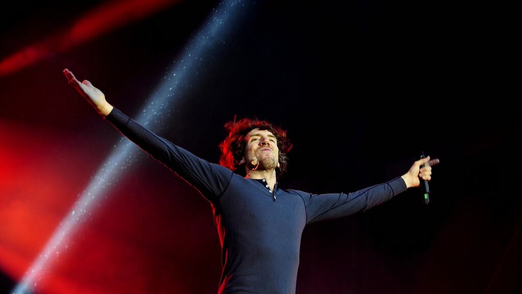 Gary Lightbody from Snow Patrol perfroming in the Phoenix Park in 2012. File photograph: Aidan Crawley