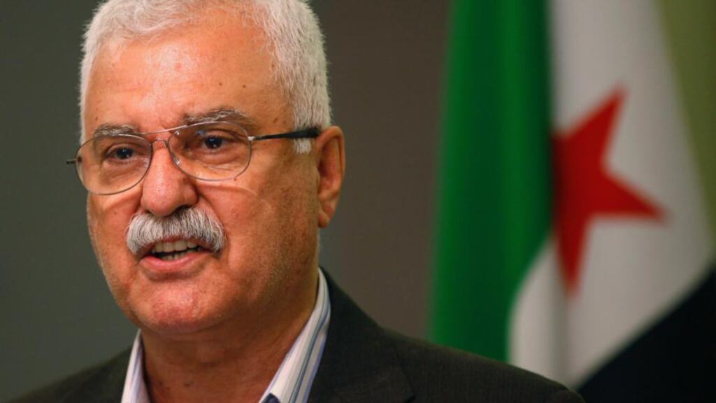Acting president of the Syrian National Coalition George Sabra: “Diplomatic solutions are a farce, meaningless.” Photograph: Reuters/Murad Sezer