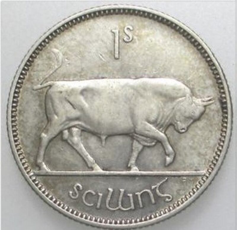 The Irish shilling was modelled on 4th-century BCE coins from Thurii, an ancient Greek city in Southern Italy.