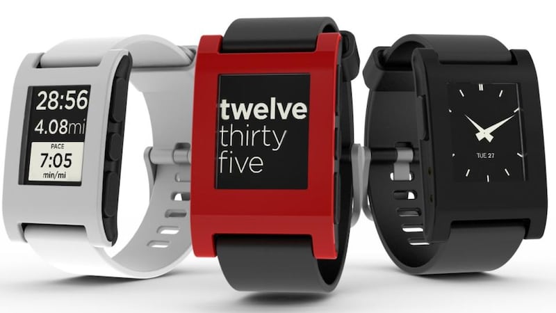 Pebble watches: the company was among the first to demonstrate the pent-up demand for wearable tech and ship a smartwatch that complemented the smartphones in our pockets