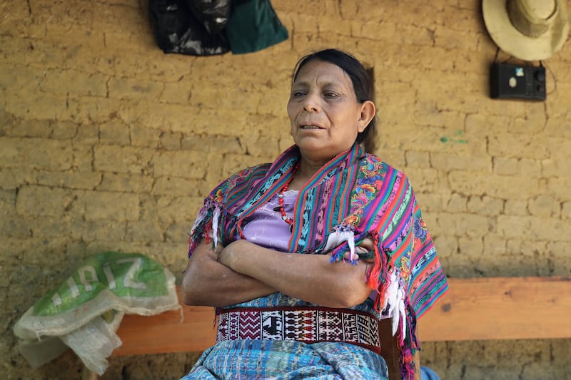 Paulina Ixpatá gave testimony in court earlier this year. Photograph: Hannah McCarthy