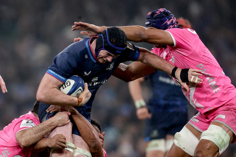 Ryan Baird is named in a strong Leinster backrow to face the Bulls. Photograph: Ben Brady/Inpho