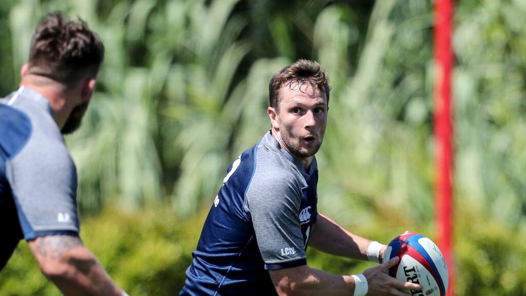 Jack Carty: named among the replacements against England at Twickenham. Photograph: Dan Sheridan/Inpho