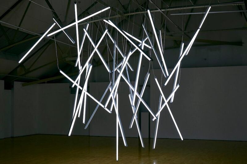 Sculptural installation by Helena Hamilton from Dissolving Histories