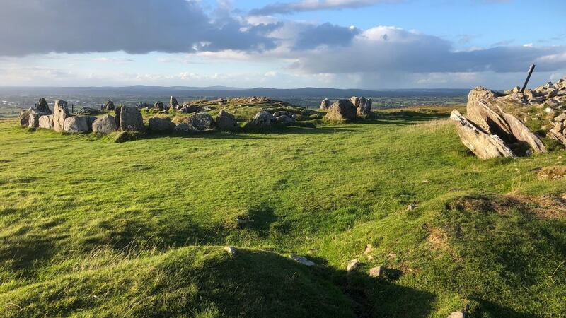 Steps, flagstones and posts guide the visitor to the pleasant, grassy summit where inevitably we are prompted to think about those ancestors of ours, for whom this was a special place