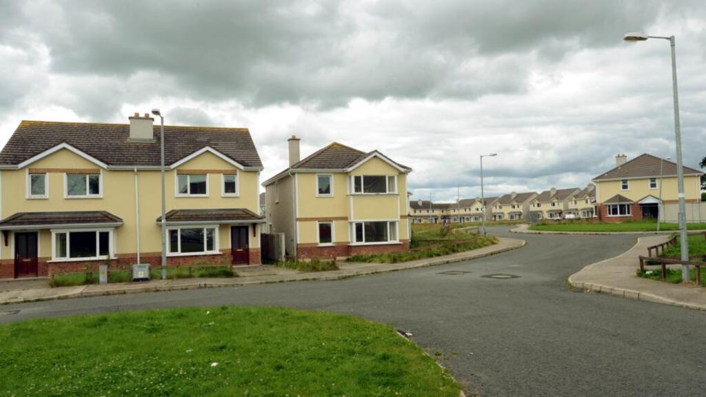 There were 624 new builds at the start of 2013 nationwide, compared to 726 a year earlier. Photograph: Brenda Fitzsimons/The Irish Times