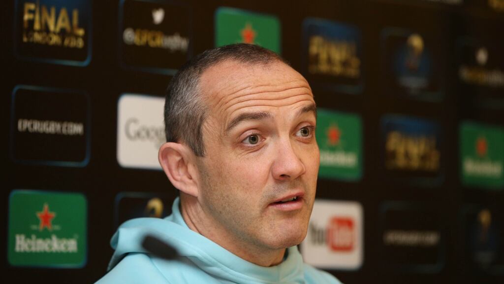 Conor O’Shea will leave Harlequins at the end of the 2016 campaign. Photograph: Inpho