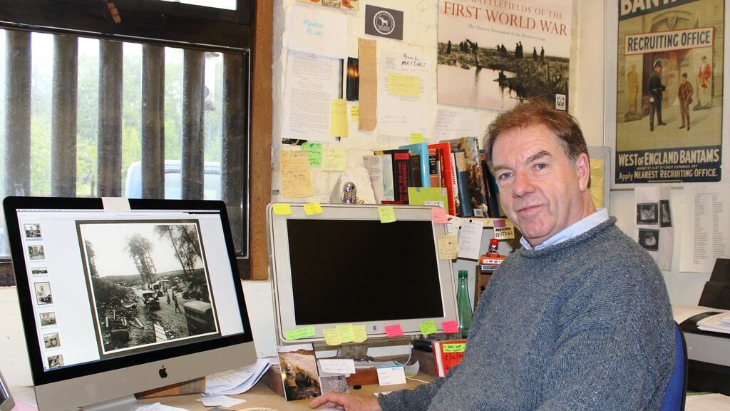 Historian and broadcaster Peter Barton, who has written several books and made documentaries about the first World War