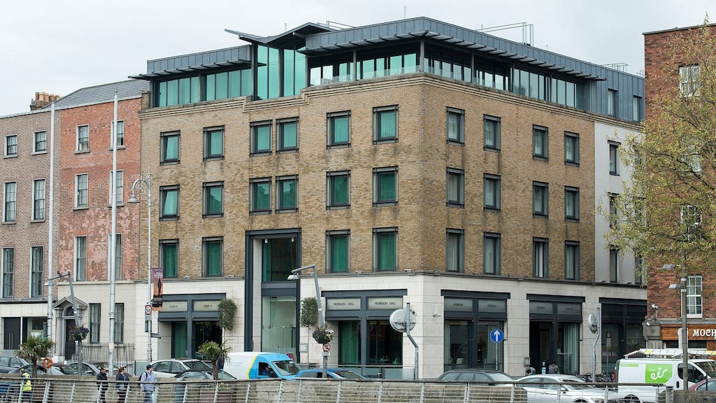 The Morrison Hotel on Dublin’s quays is on the verge of being bought by UK financial investors. Photograph: Dave Meehan