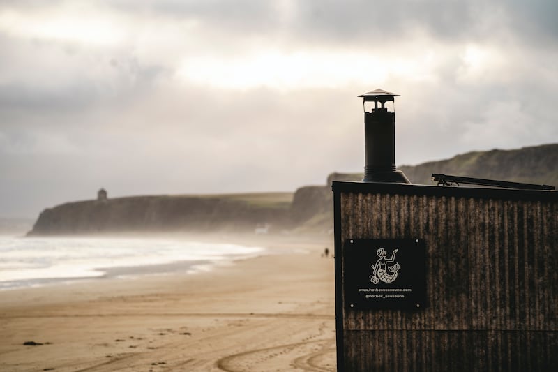 Hot Box Sauna, Benone Strand