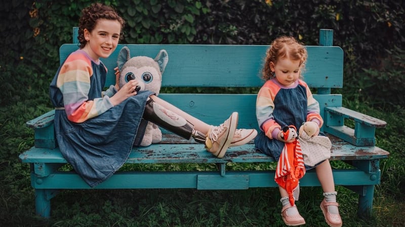 Saoirse and Farrah Rose Ruane. Photograph: Alda Smith