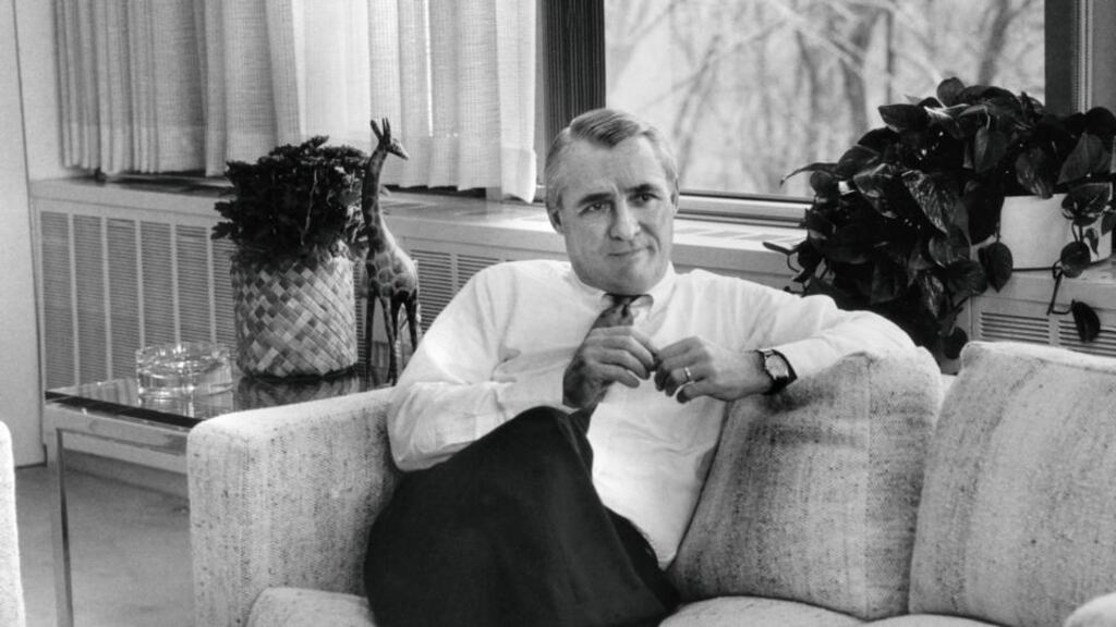 John Akers, the chief executive of IBM, in New York on January 20th, 1989. Akers, a salesman who rose through the ranks to lead IBM during the 1980s and early 1990s as personal computers cut into the mainframe computer business, died on August 22nd, 2014. He was 79. Photograph: Joyce Dopkeen/The New York Times