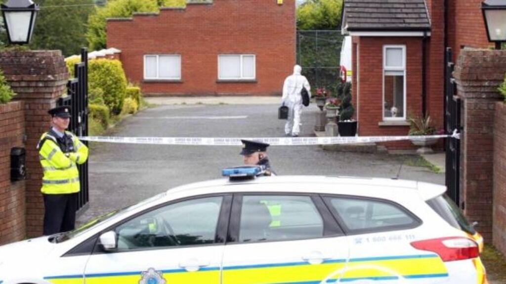 The house in Co Louth, where Marie Quigley was found dead. Photograph: Stephen Collins/Collins Photos