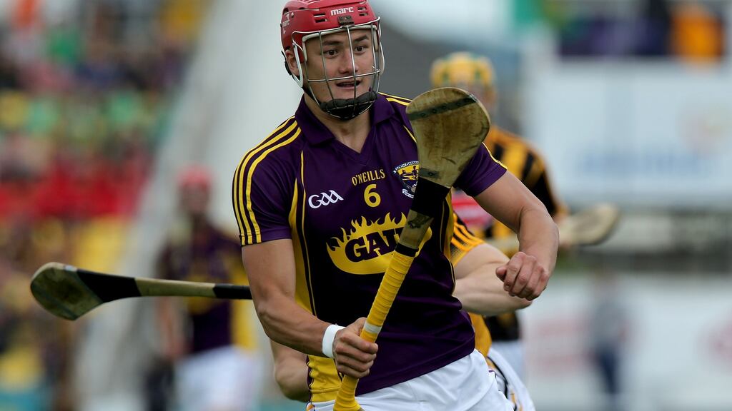 Wexford’s Lee Chin helped his side to a narrow one point win over Laois in their Allianz League clash. Photo: Inpho