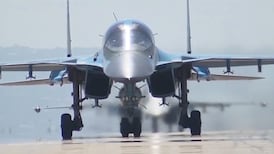 Russian aircraft leave Syria after withdrawal announcement