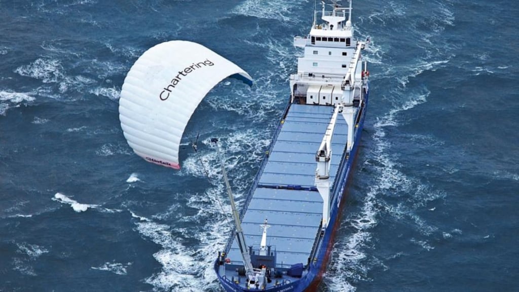 SkySails kite technology can make big savings in energy costs for long-haul cargo ships