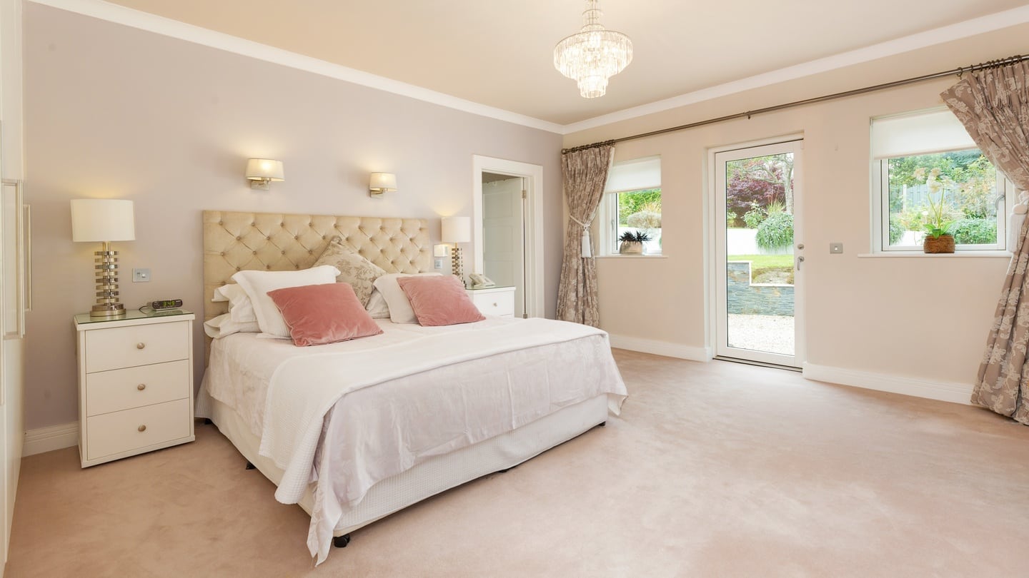 Main bedroom at 25 Mather Road South, Mount Merrion, Co Dublin