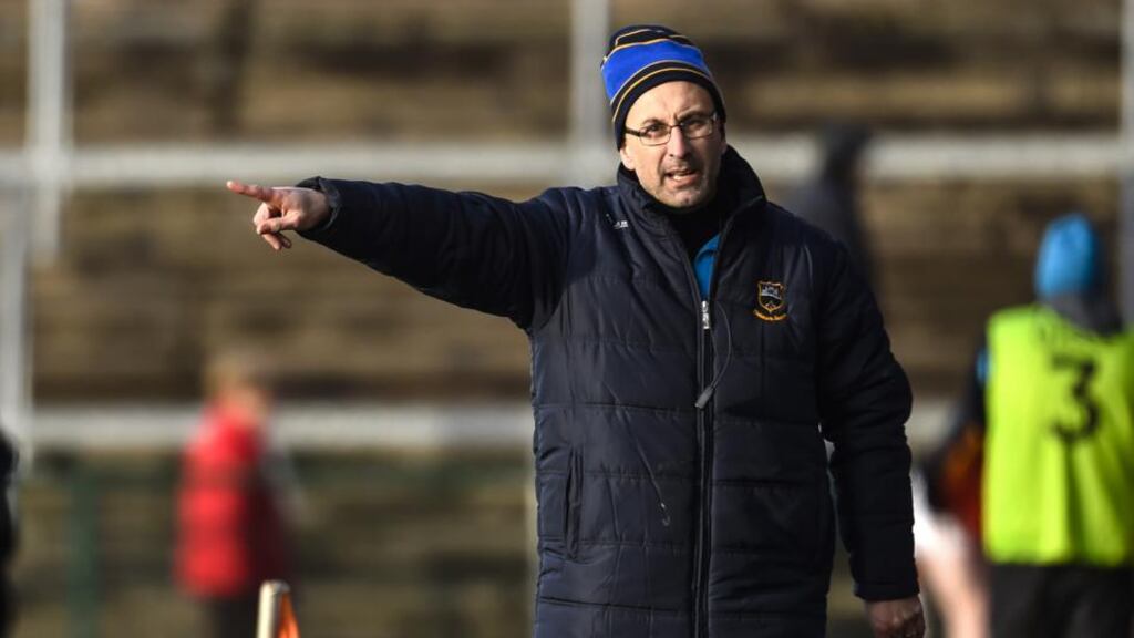 Tipperary manager Peter Creedon insisted he wasn’t “overtly pleased” with his side’s display – despite the comfortable nature of the victory over Limerick. Photograph: Inpho