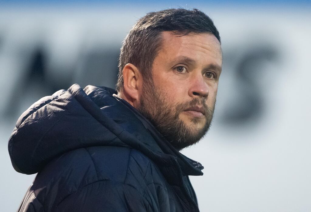 St Patrick's Athletic manager Tim Clancy wants his side to turn things around against Bohemians at Richmond Park on Friday night. Photograph: Evan Logan/Inpho