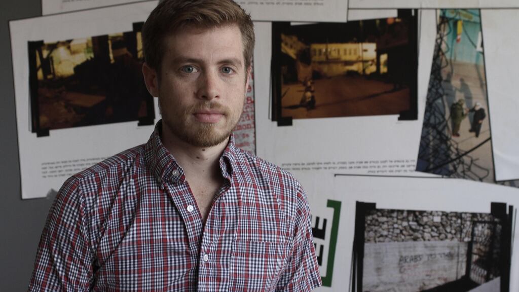 Former Israeli soldier and critic of Israeli policies, Avner Gvaryahu, is a spokesman with Breaking the Silence, a movement of Israeli soldiers opposed to the occupation of Palestinian territories. Photograph: Quique Kierszenbaum