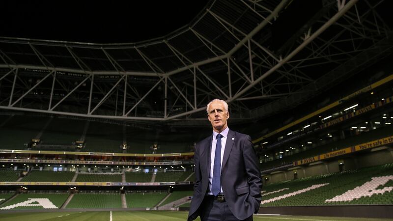 Republic of Ireland’s new manager Mick McCarthy:  how will he fare  in the Euro ‘20 qualifying campaign? Photograph:   Gary Carr/Inpho