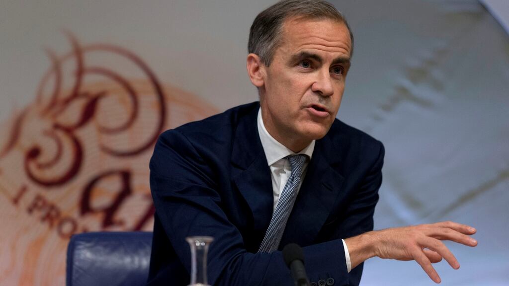 Bank of England governor Mark Carney has said green finance could help prop up global economic growth. Photograph: PA