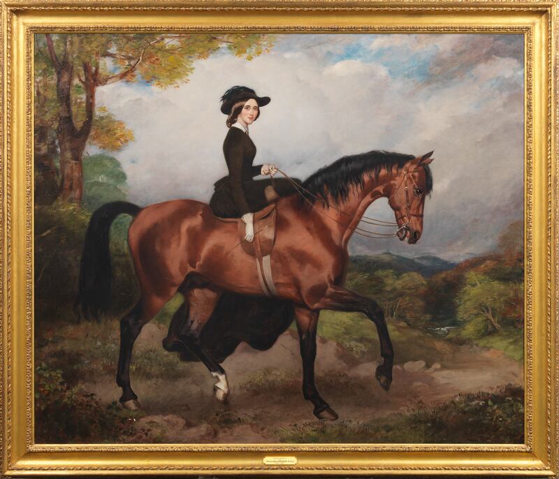 William Osborne equine portrait of Sarah Conolly from Casteltown House, £20,000-£30,000 at Bonhams