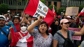 Peru’s president gives in to protesters’ demands, proposes to move up elections