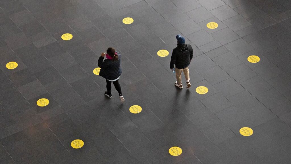 Dublin Airport: Failure to complete the quarantine form accurately is a criminal offence punishable by up to six months in prison and a fine of up to €2,500. Photograph: Colin Keegan